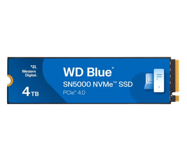 WD 4TB M.2 PCIe Gen4 NVMe Blue SN5000 5500 MB/s - 1291138 - zdjęcie